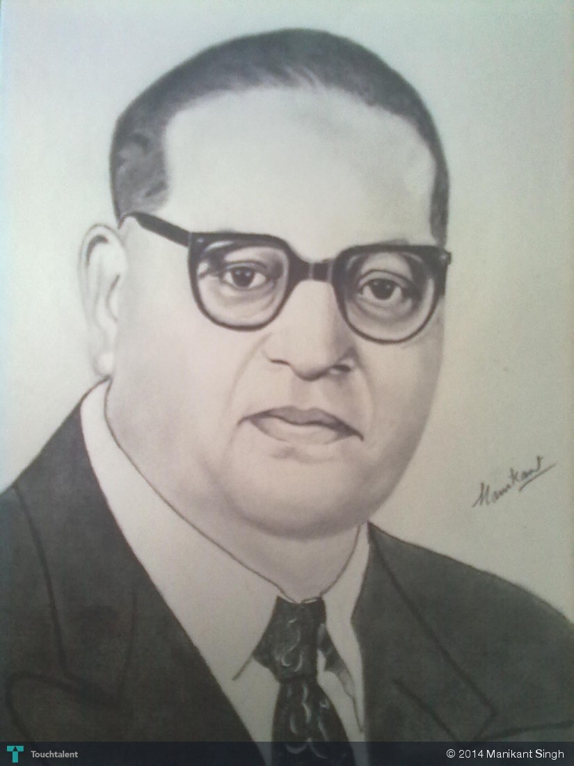 Dr. B. R. Ambedkar - Sketching | Manikant Singh | Touchtalent