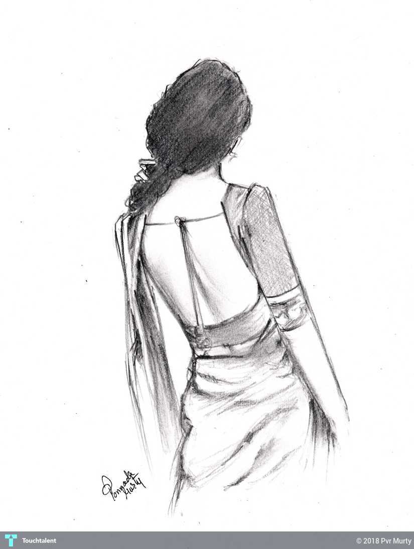 pencil sketch fashion