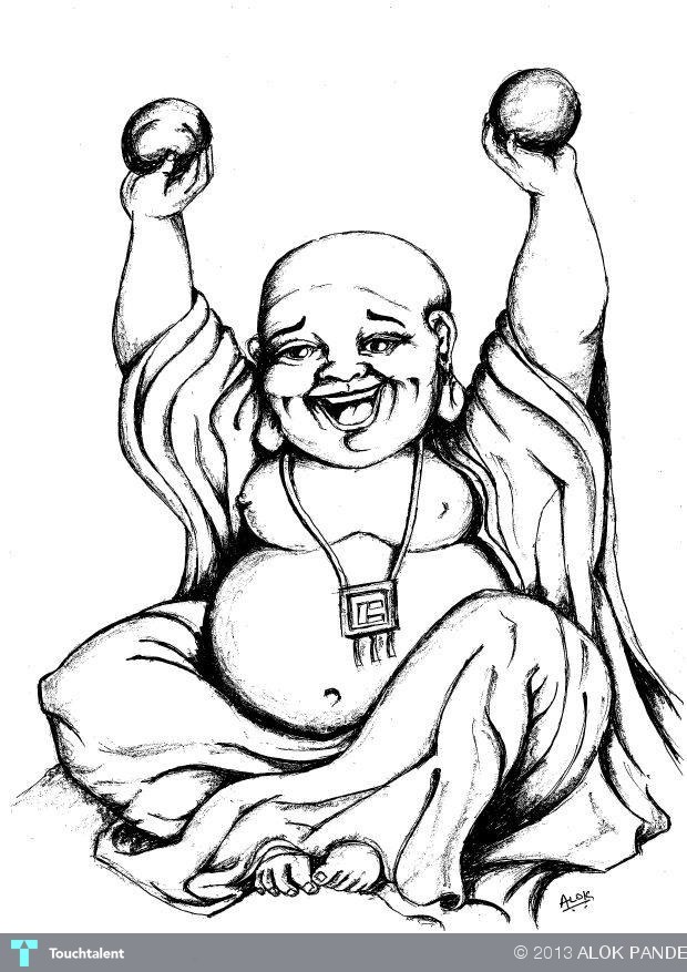 pics for gt happy buddha drawing pics for gt happy buddha drawing