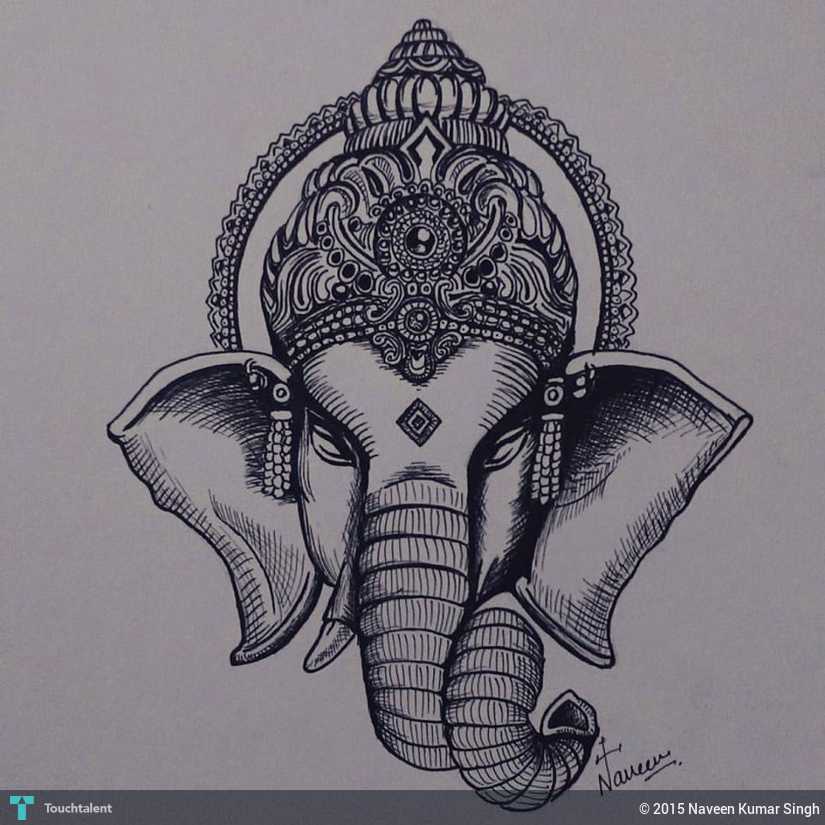 my ganesha sketching naveen kumar singh touchtalent my ganesha sketching naveen kumar singh touchtalent